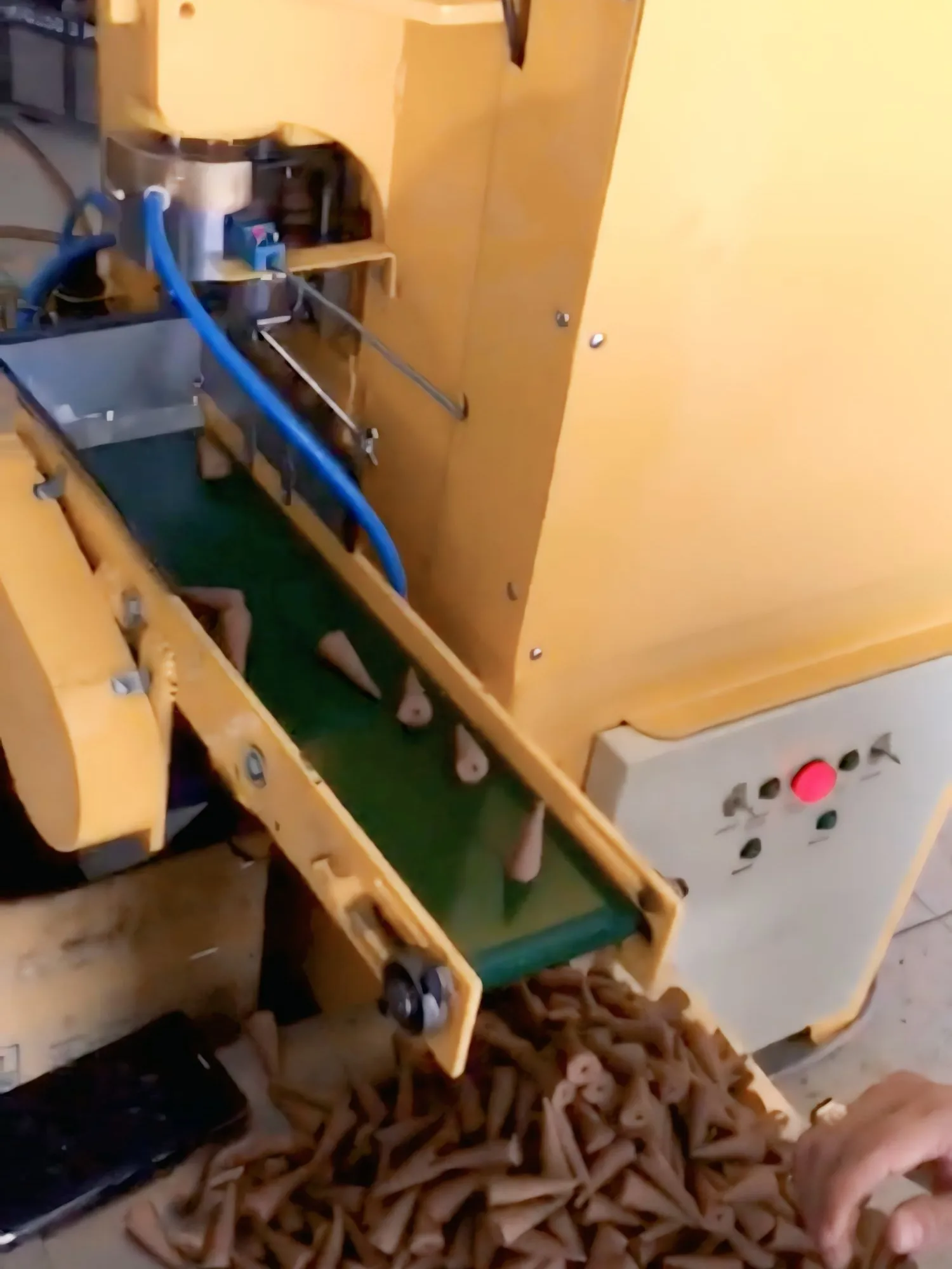 Cone incense making machine